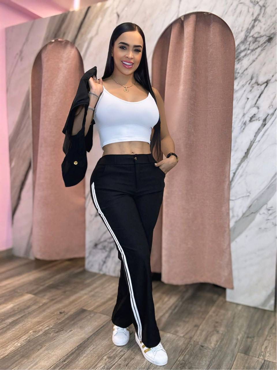 ️Nuevo Set CHIC FLEX 💥 Pantalón + Chaqueta + Top