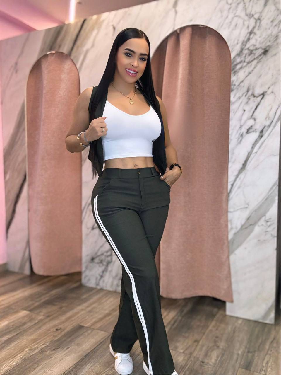 ️Nuevo Set CHIC FLEX 💥 Pantalón + Chaqueta + Top