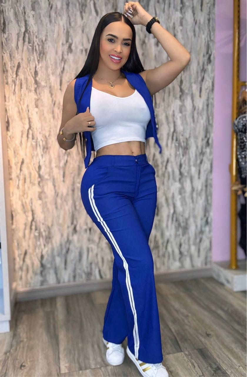 ️Nuevo Set CHIC FLEX 💥 Pantalón + Chaqueta + Top