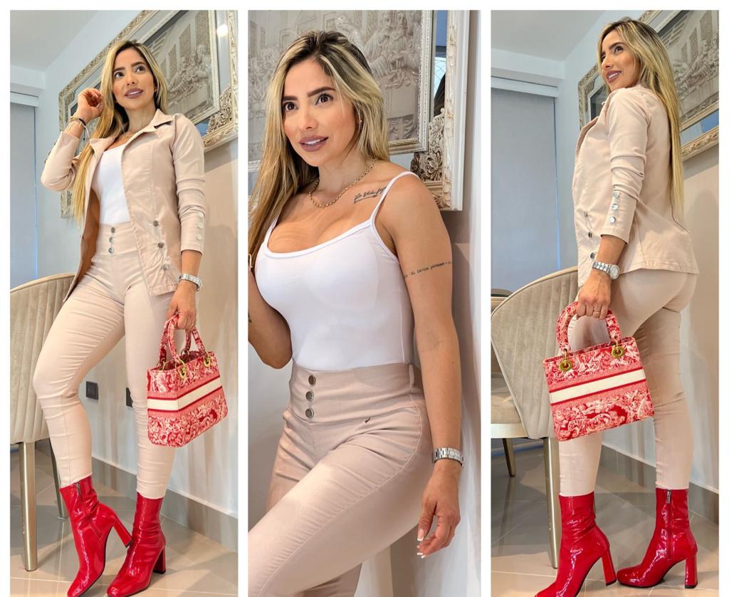 ️Nuevo Set CHIC LUX💥 Pantalón + Chaqueta + Top