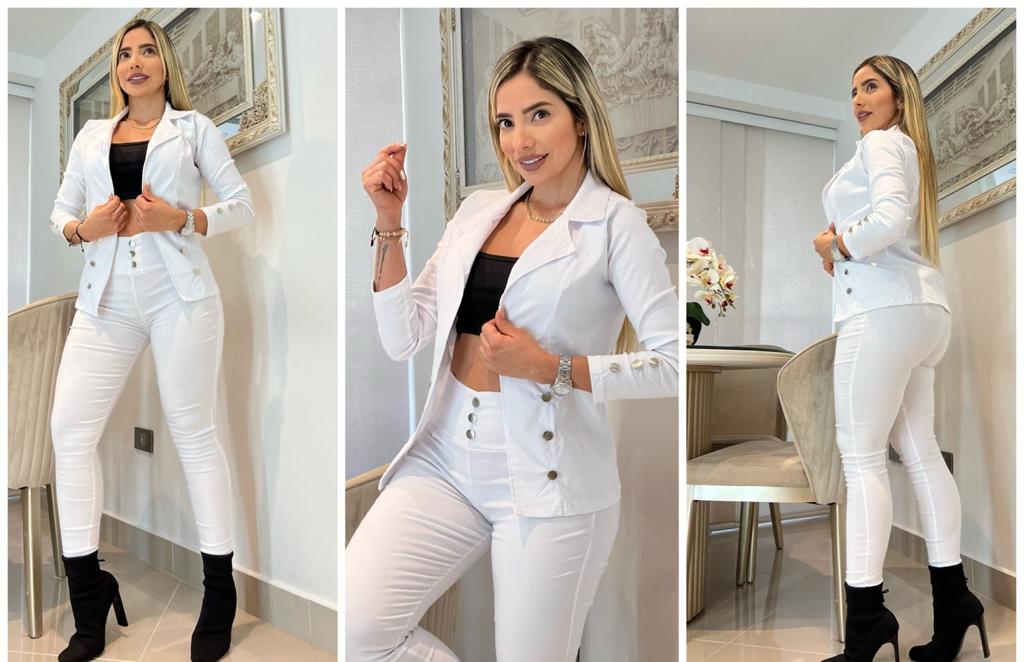 ️Nuevo Set CHIC LUX💥 Pantalón + Chaqueta + Top