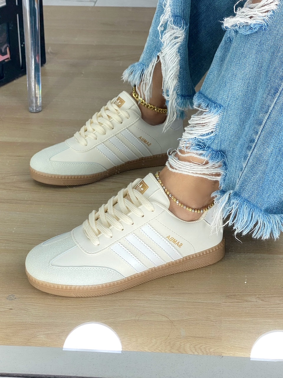 NUEVOS TENIS DAMA BEIGE 💥