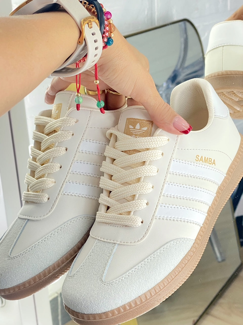 NUEVOS TENIS DAMA BEIGE 💥