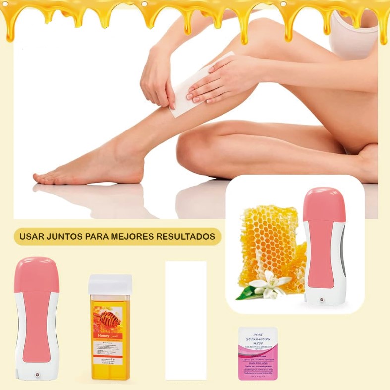 NUEVO KIT DEPILACION CON CERA ROLL-ON - SHOPIPOM