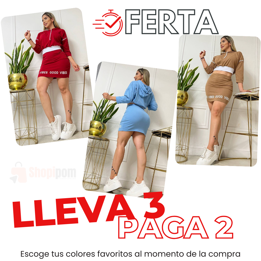 ️Nuevo Set SLIM FLEX 💥 Falda + Buso