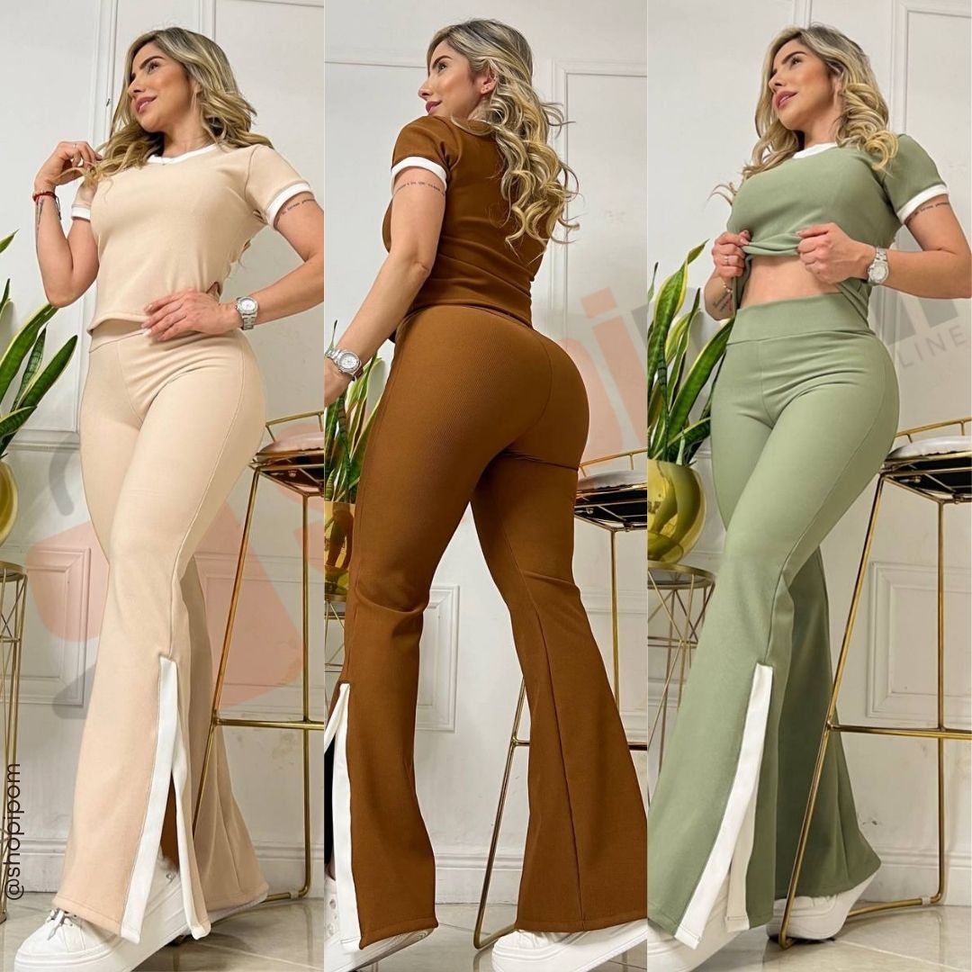 ️Nuevo SET RibVIBE 💥 Pantalón + Blusa